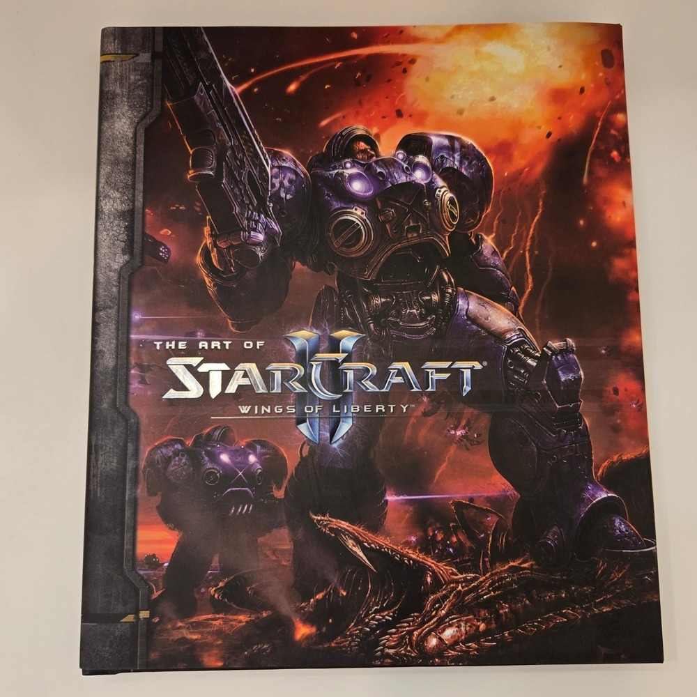 The Art of StarCraft II Wings of Liberty Hardcover Art Book Blizzard w DJ